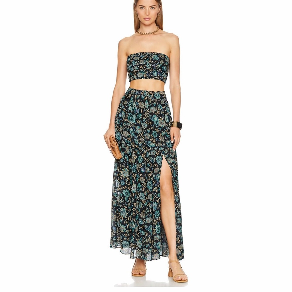 Misa Los Angeles Bar  Maxi Skirt Floral S